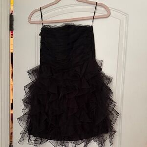 Zara Black Strapless Dress